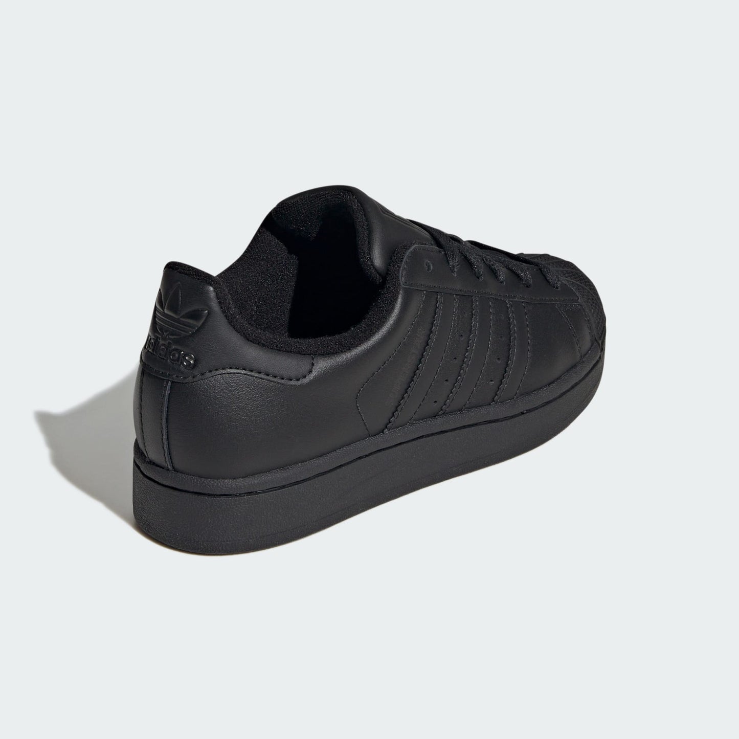 Grade School Adidas Superstar II J Shoes - Black