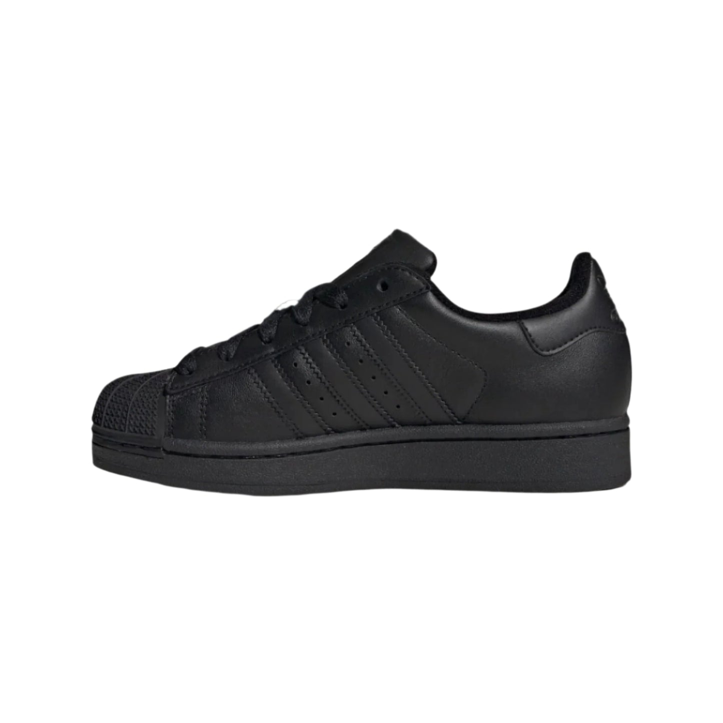 Grade School Adidas Superstar II J Shoes - Black