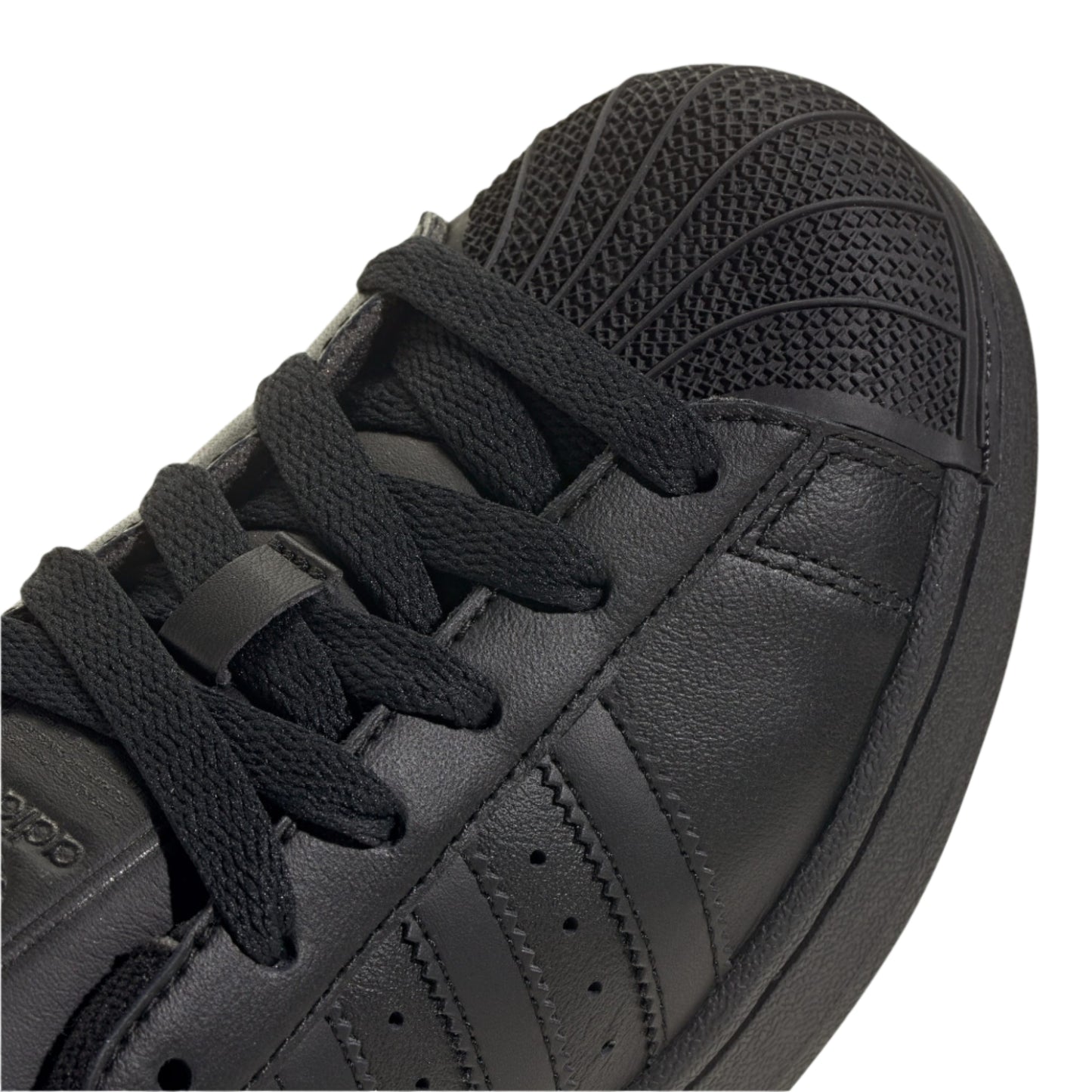 Grade School Adidas Superstar II J Shoes - Black