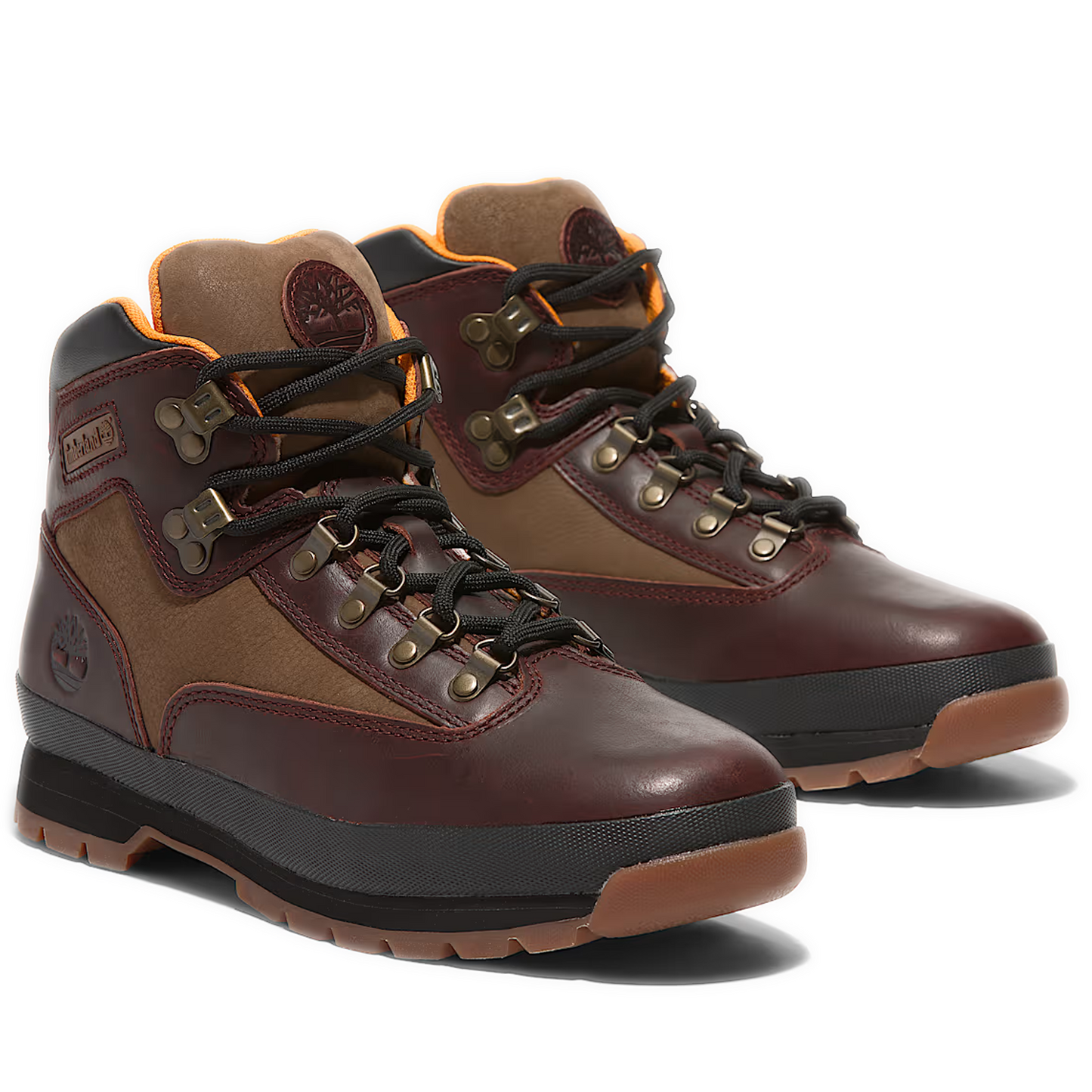 Men's Timberland Euro Hiker Mid Boot - Burgundy