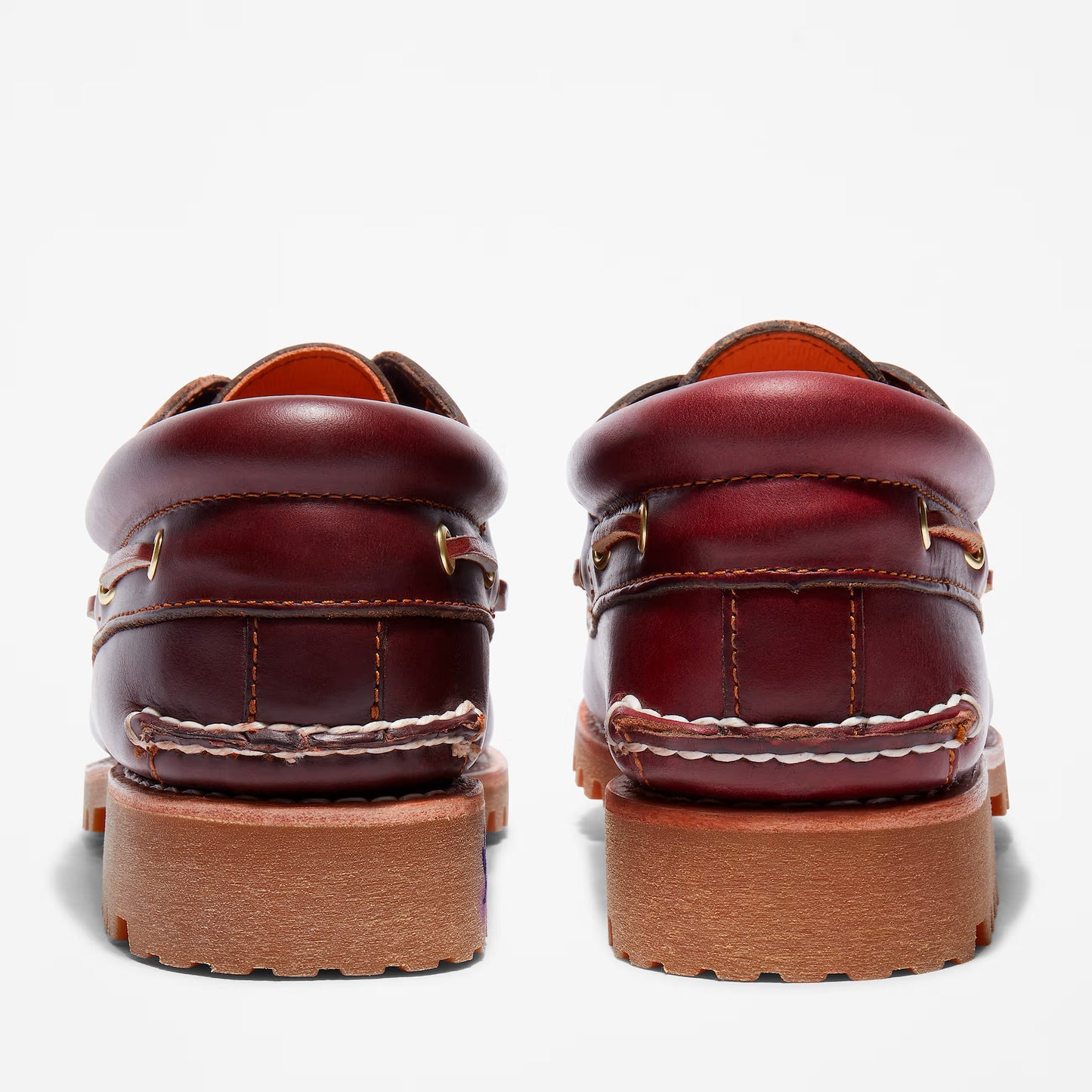 Men's Timberland 3-Eye Lug Boat Shoe - Burgundy