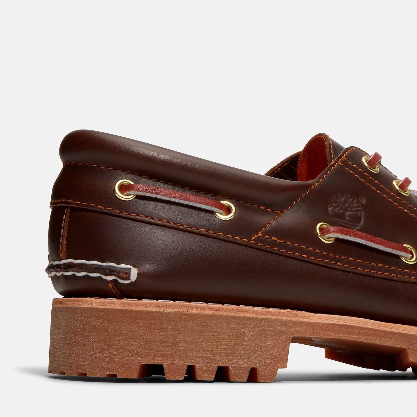 Men's Timberland 3-Eye Lug Boat Shoe - Brown