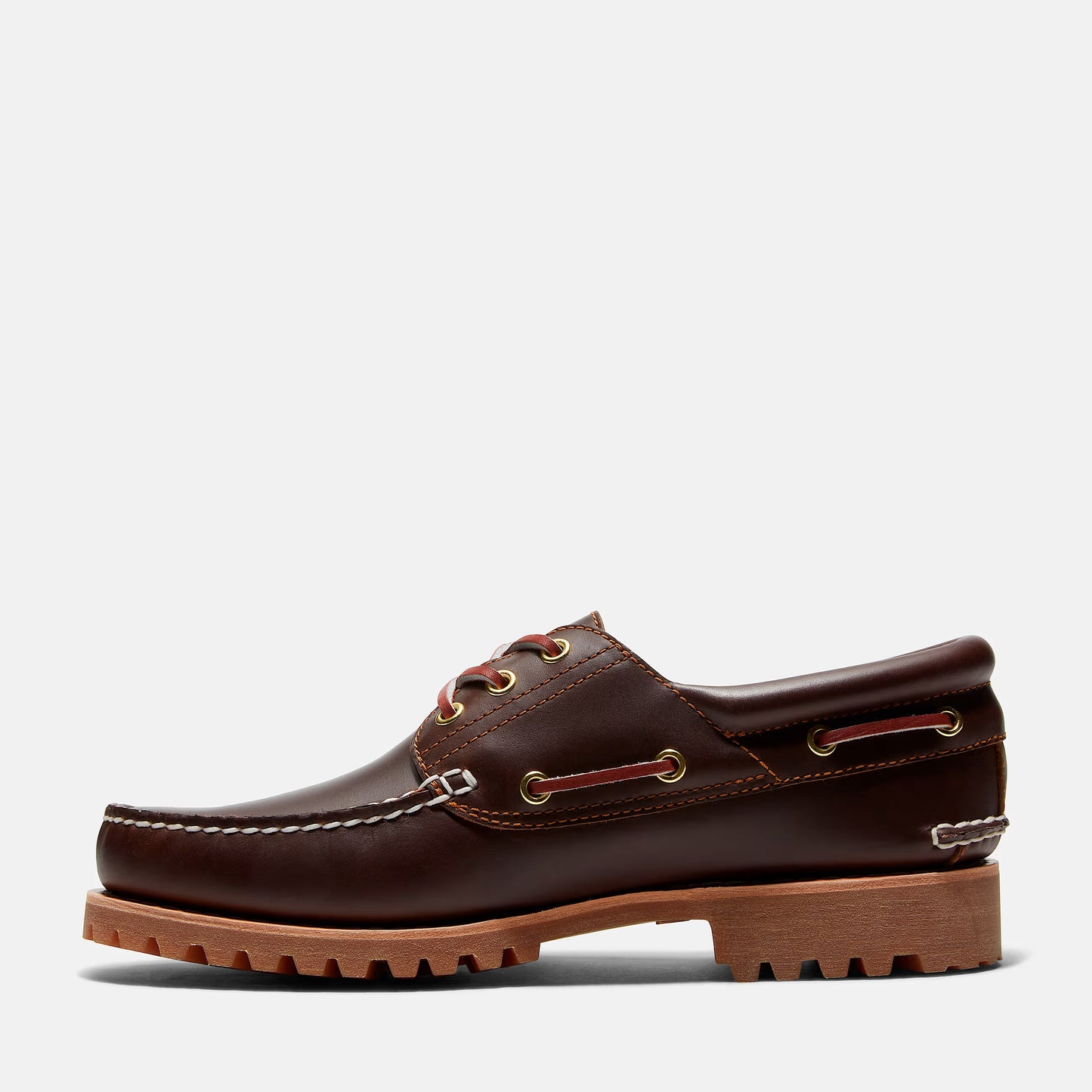 Men's Timberland 3-Eye Lug Boat Shoe - Brown