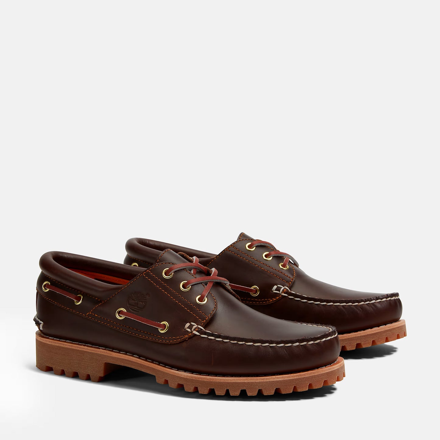 Men's Timberland 3-Eye Lug Boat Shoe - Brown