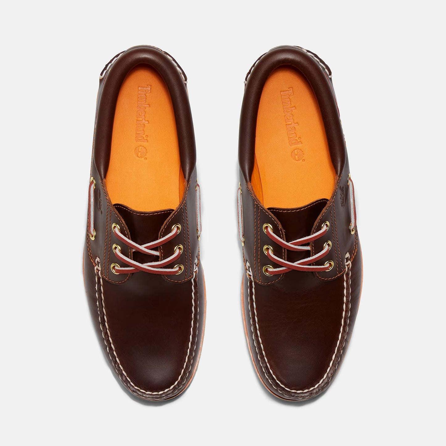 Men's Timberland 3-Eye Lug Boat Shoe - Brown
