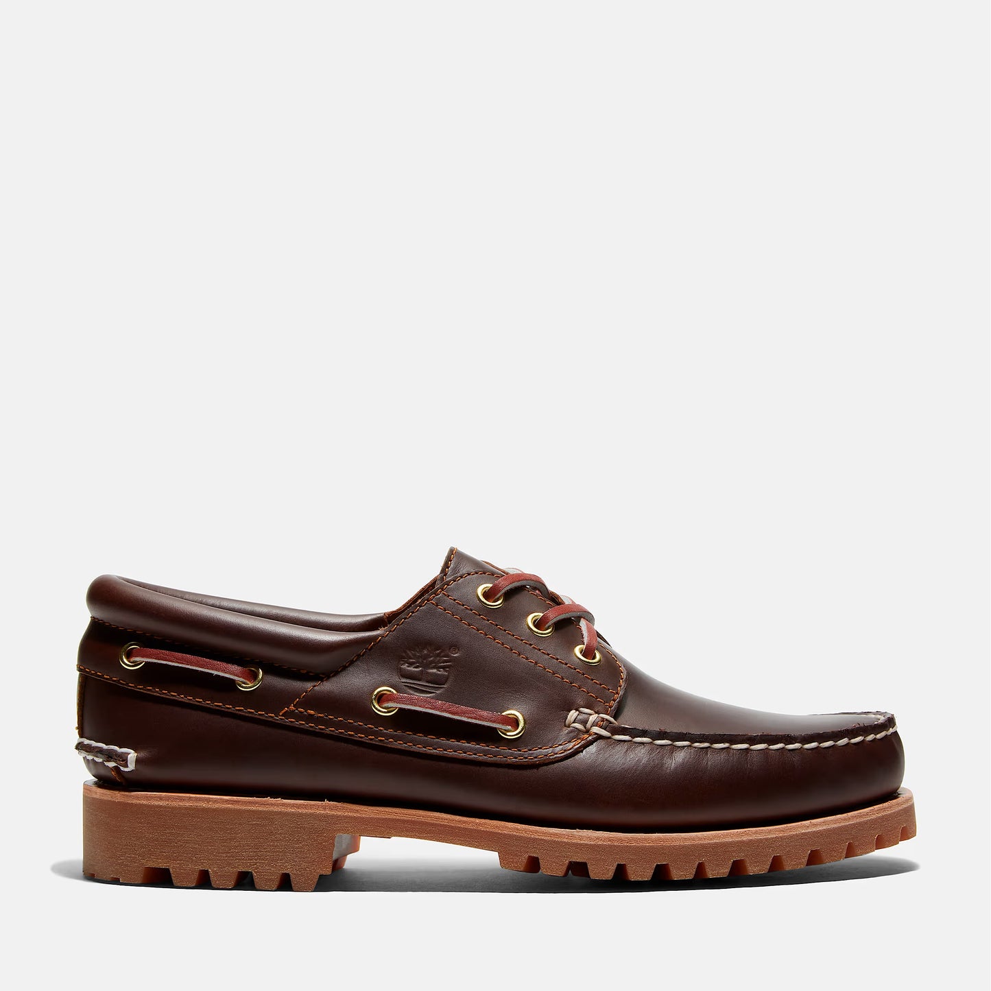 Men's Timberland 3-Eye Lug Boat Shoe - Brown