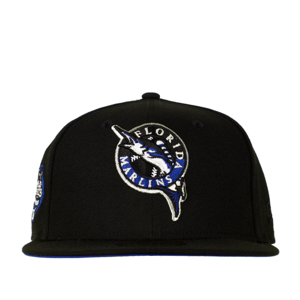 New Era Florida Marlins 10th Anniversary Patch - 59FIFTY Custom Fitted Hat - Batman