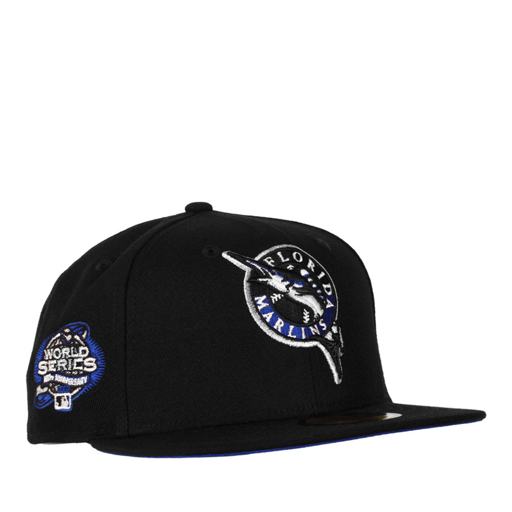 New Era Florida Marlins 10th Anniversary Patch - 59FIFTY Custom Fitted Hat - Batman