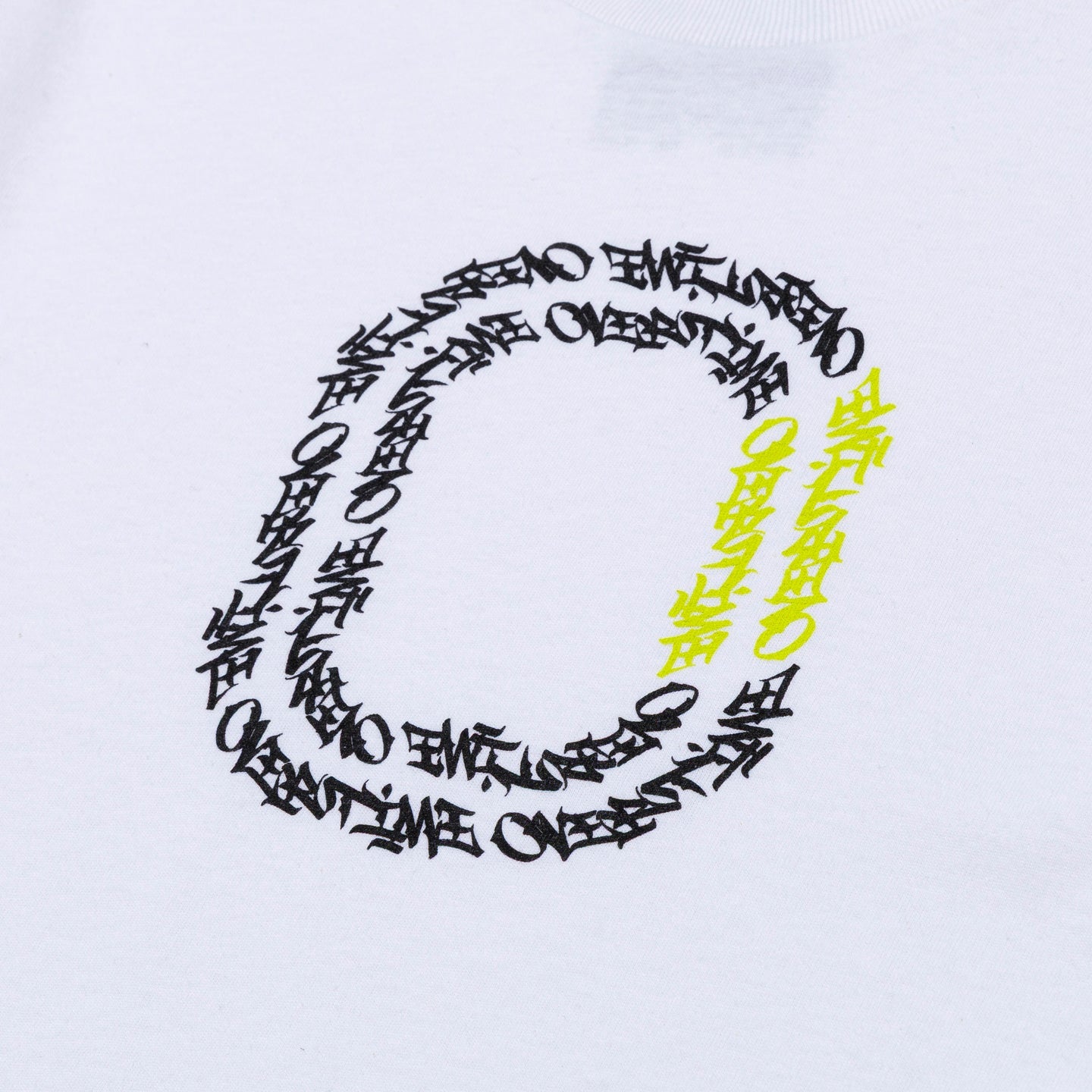 Overtime Vandal Script Tee - White