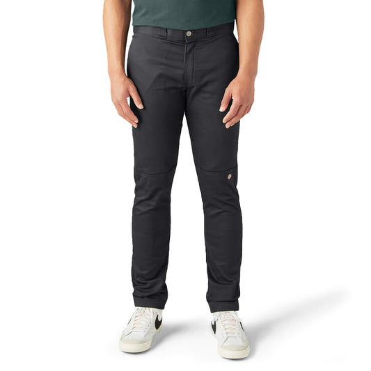 Men's Dickies Skinny DBL Knee Pants - Black