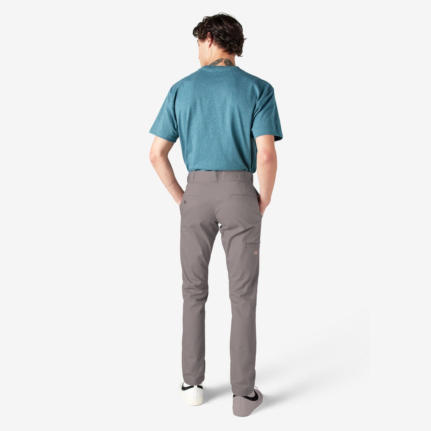 Men's Dickies FLEX Skinny Fit Double Knee Work Pants - Silver
