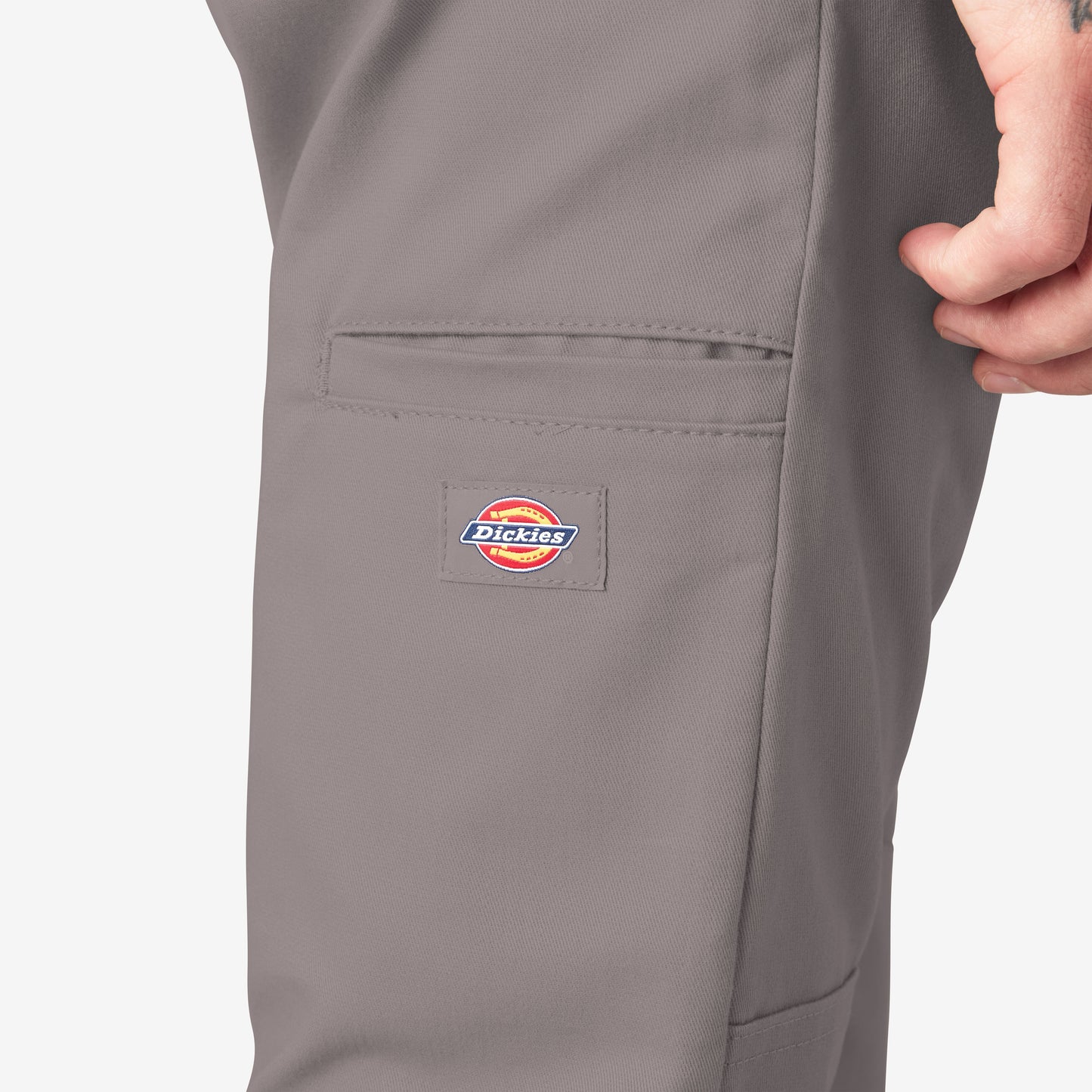 Men's Dickies FLEX Skinny Fit Double Knee Work Pants - Silver