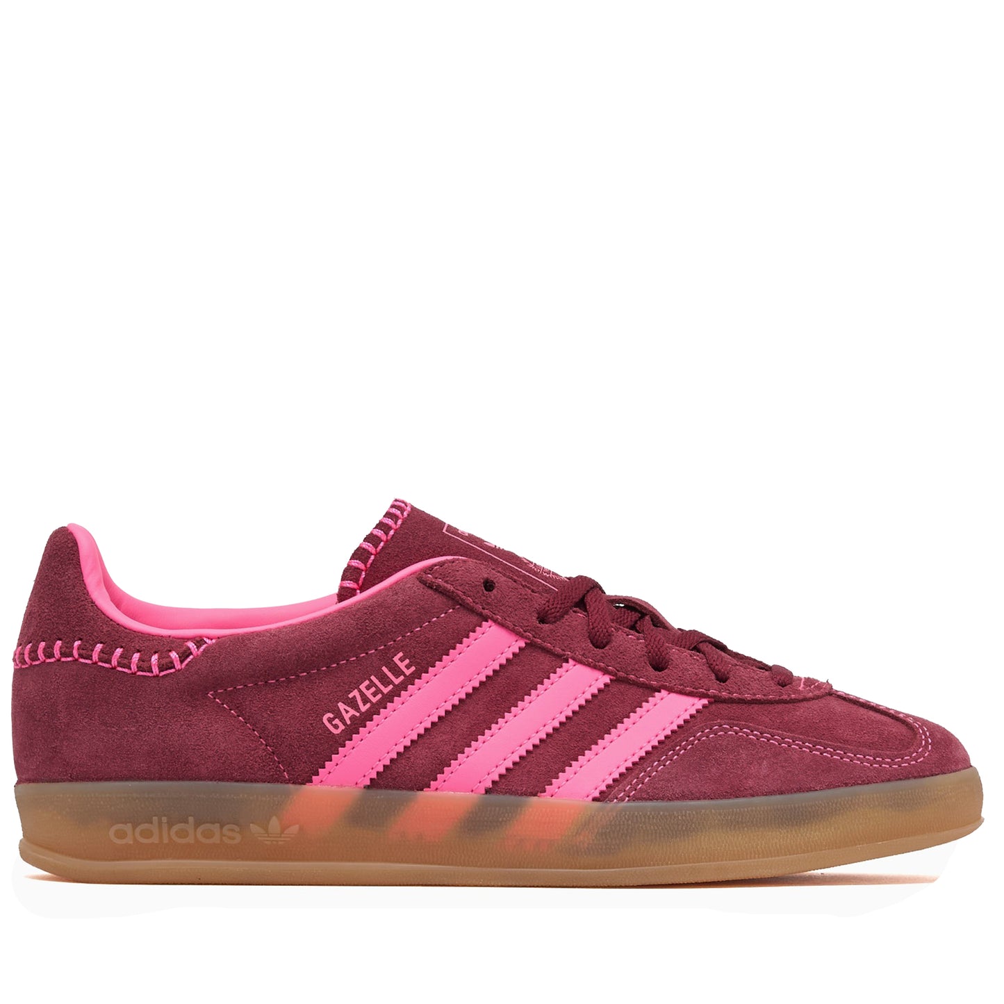 Women's Adidas Gazelle Indoor Shoes - Lucid Pink/Noble Maroon