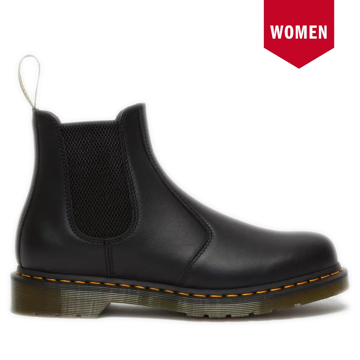 Women's Dr. Martens 2976 Nappa Leather Chelsea Boots - Black Nappa
