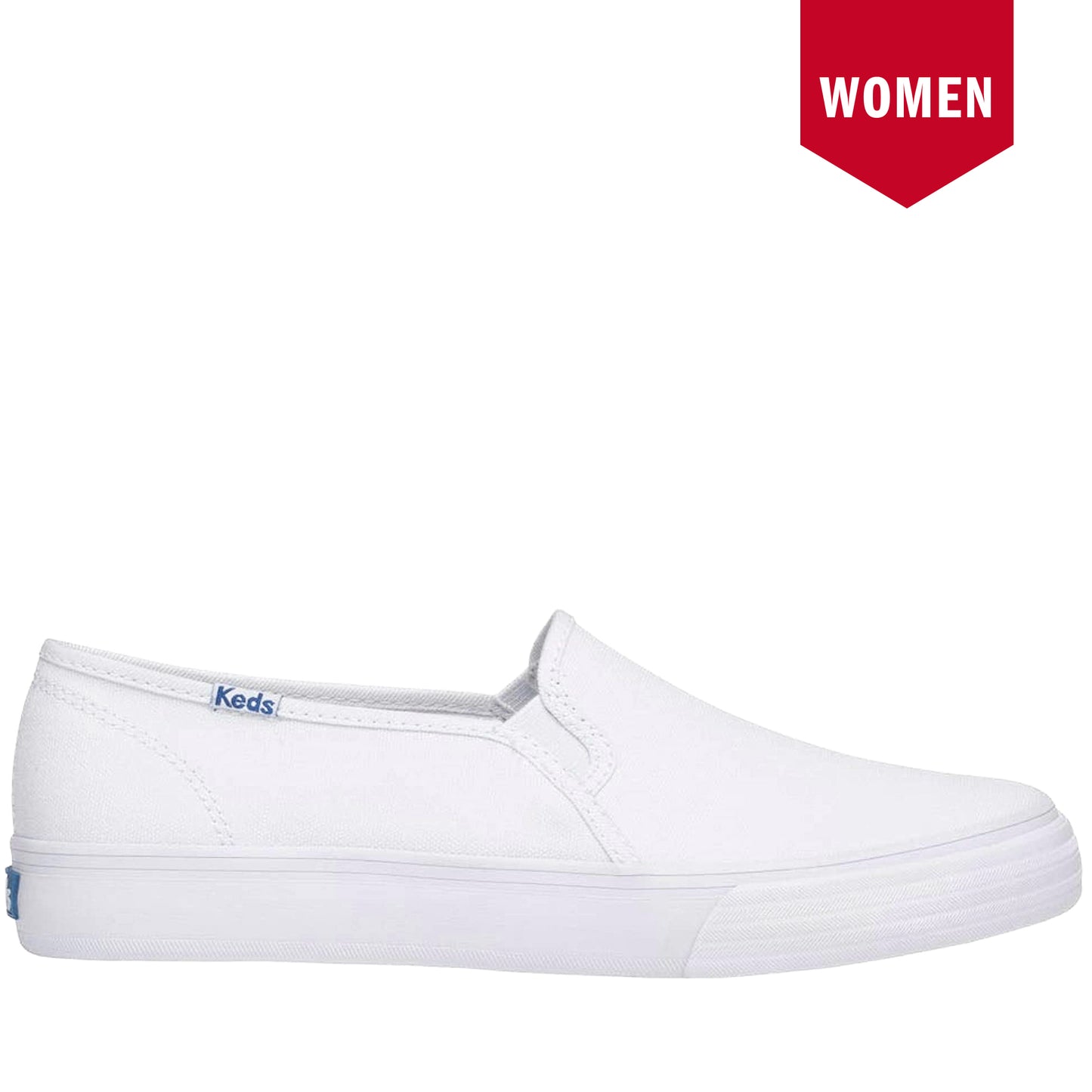 Women's Keds Double Decker Leather - White