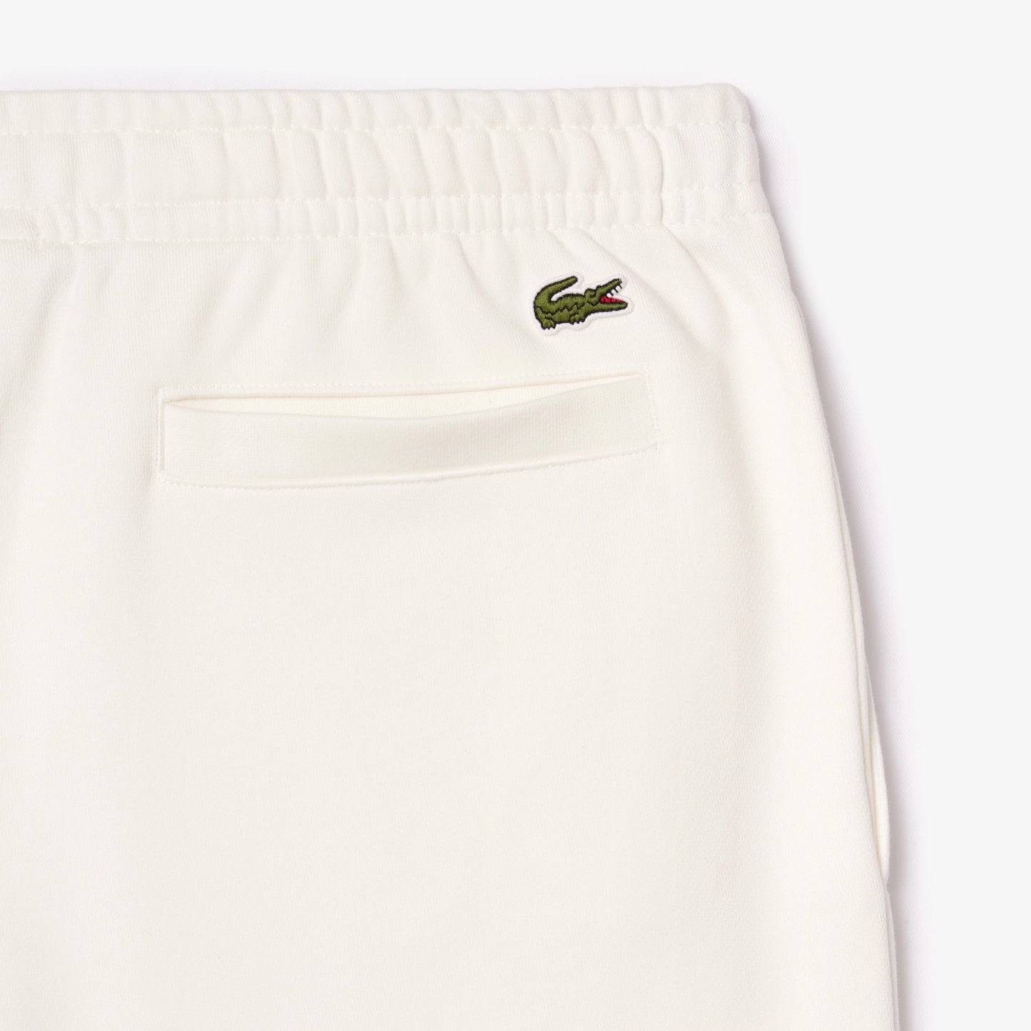 Men's Lacoste Tapered Leg Fleece Trackpants - White