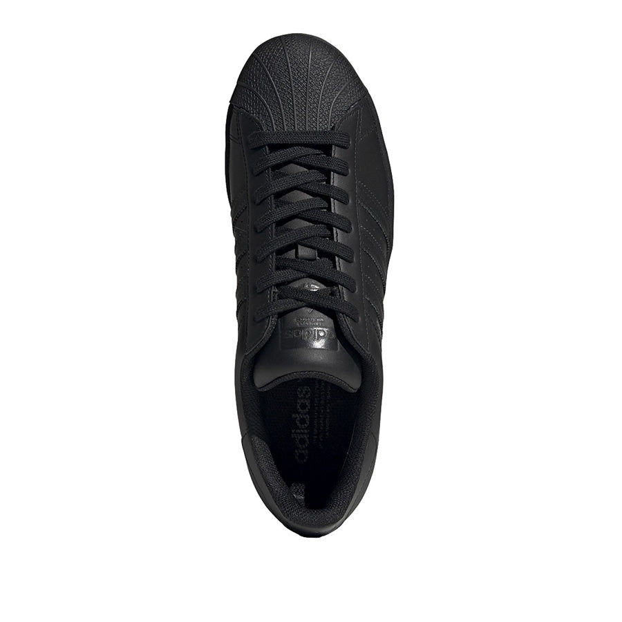 Grade School Adidas Superstar J Shoes - Black/Black