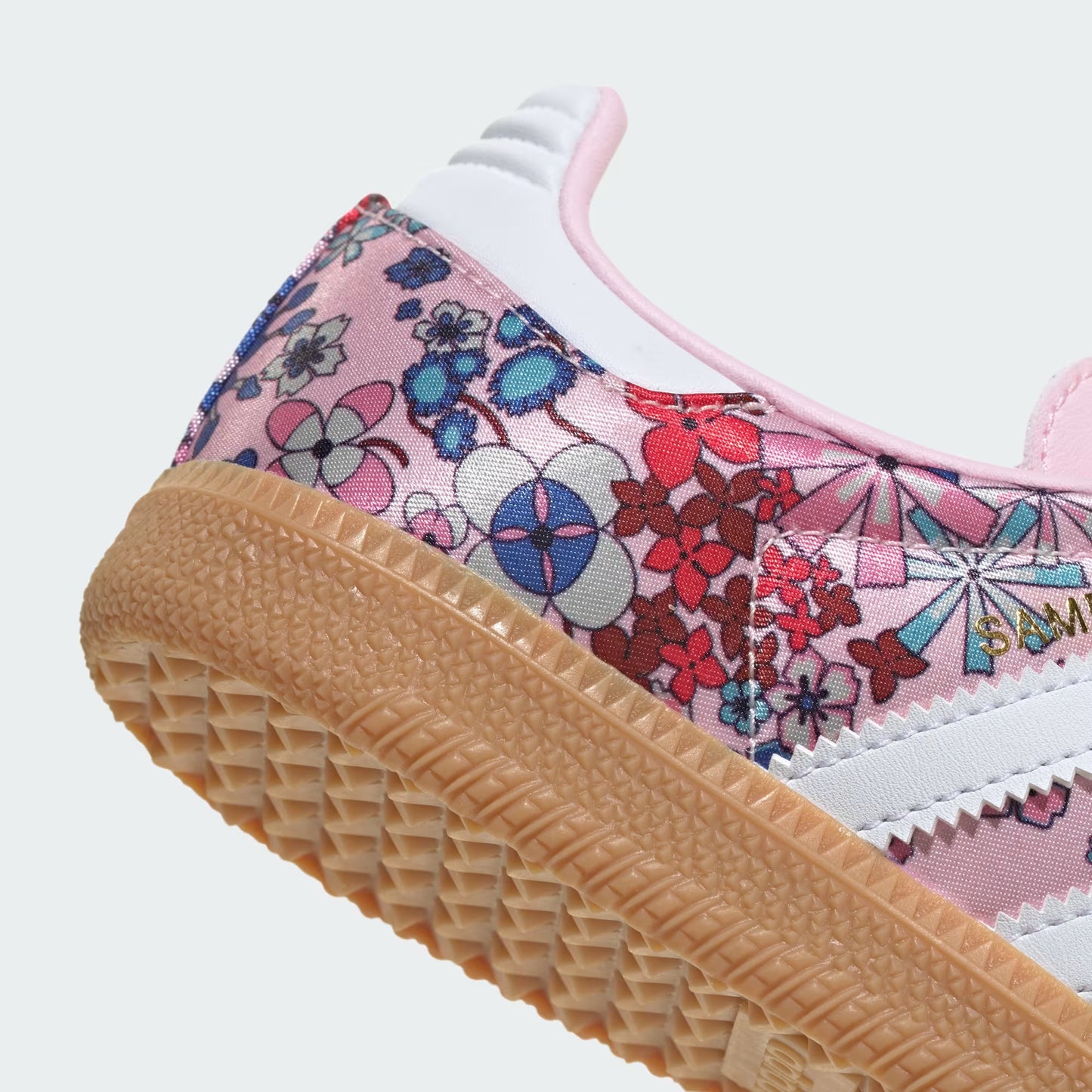 Grade School Adidas Samba OG x Liberty London - Clear Pink/Cloud White