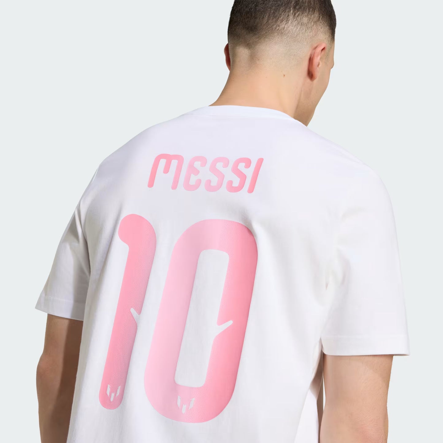 Adidas Messi Graphic T-shirt - White