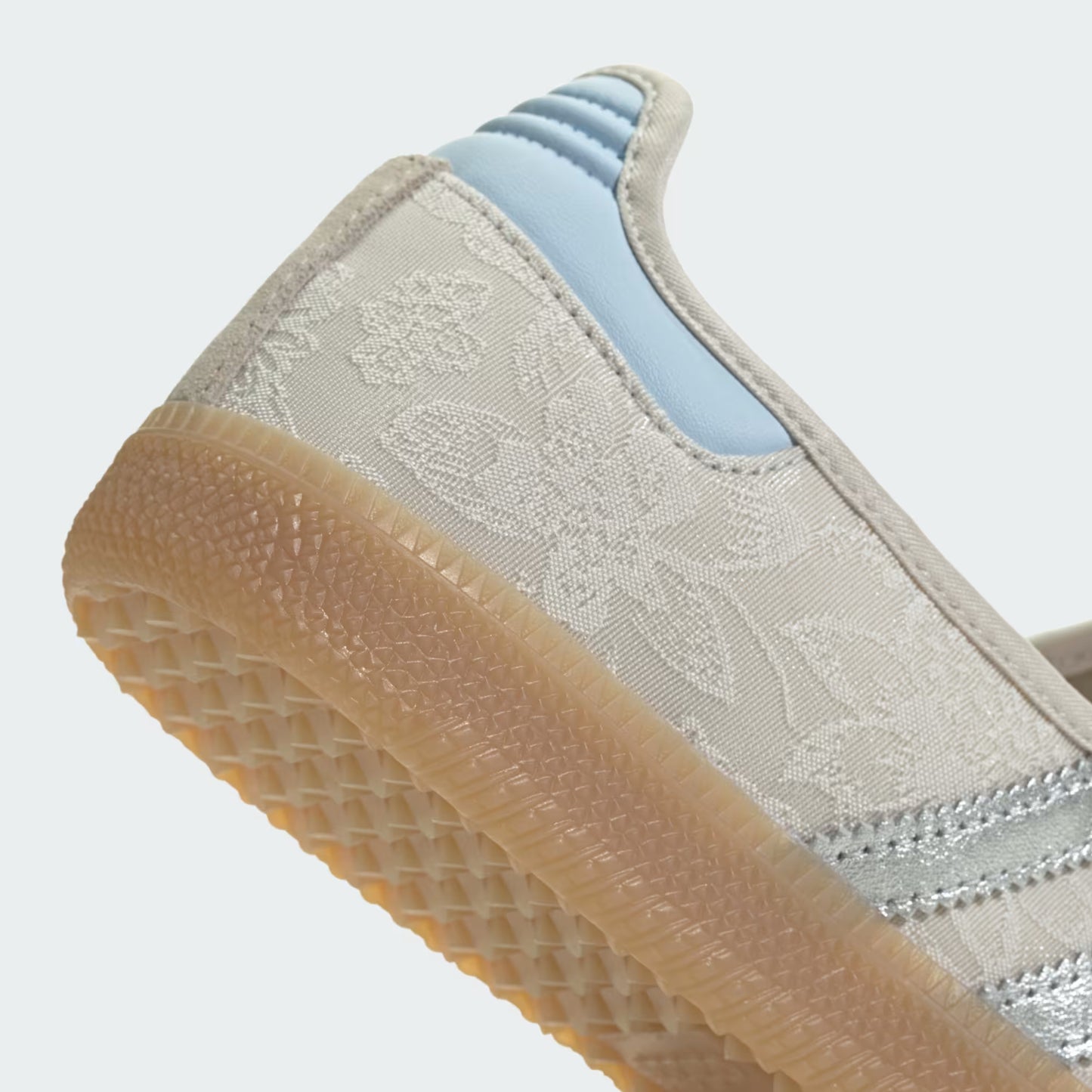 Women's Adidas Originals x Liberty London Samba Jane - Chalk Pearl/Silver Metallic