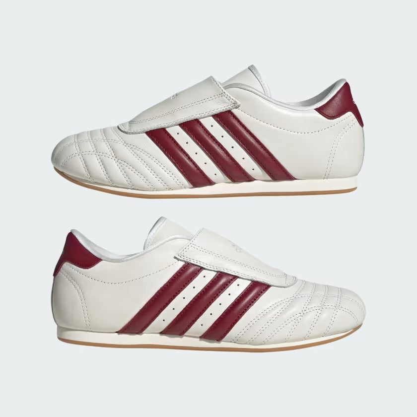 Women's Adidas Taekwondo Shoes - Off White/Noble Maroon/Gum
