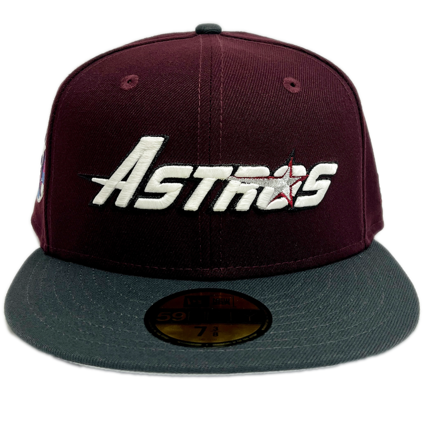 New Era Houston Astros 59FIFTY Fitted Hat - Maroon/ Gray