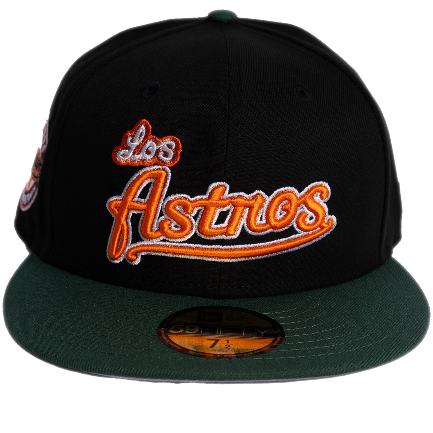 New Era Houston Astros 59Fifty Fitted Hat - Black/ Green