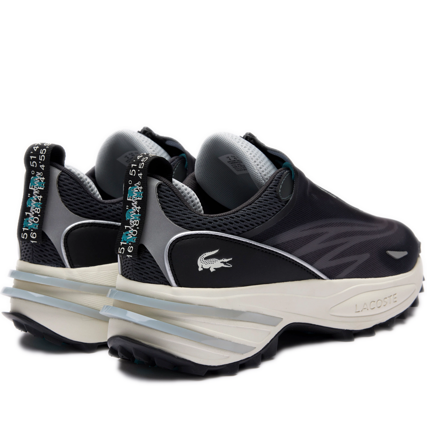 Men's Lacoste Outdoor Audyssor Trail Textile Sneakers - Black/ Dark Grey