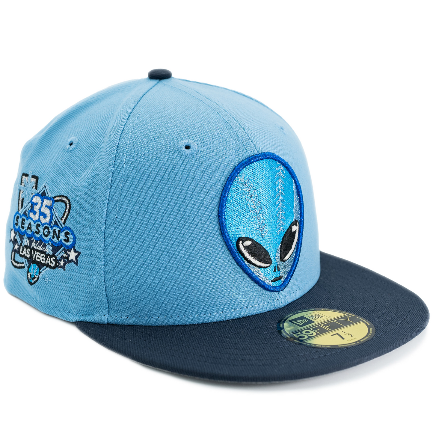 New Era Las Vegas Aviators 59Fifty Fitted Hat - Sky/ Navy