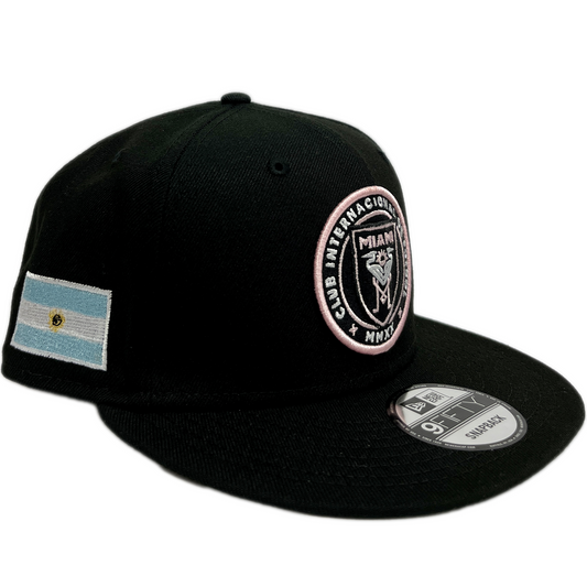 New Era Inter Miami 9FIFTY Adjustable Hat - Black