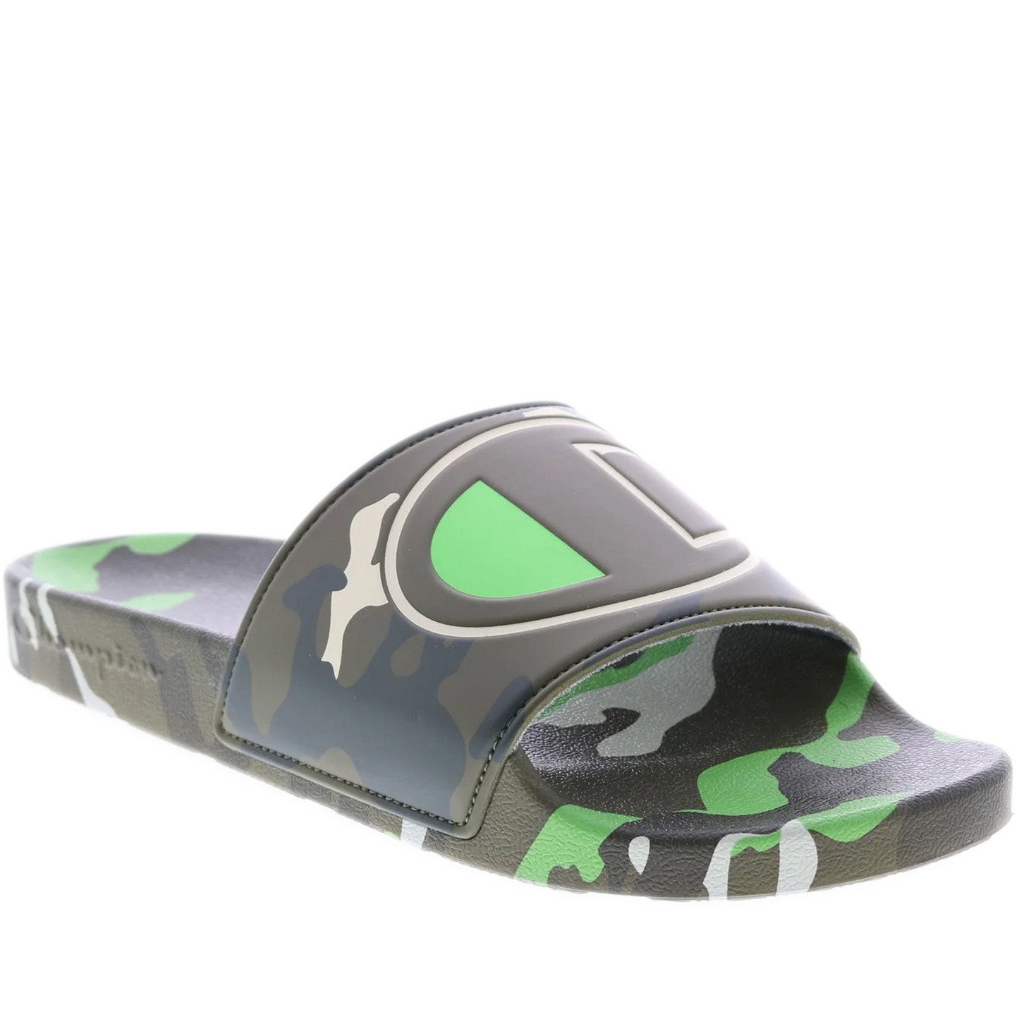 Men's Champion IPO Camo H21 Slides - Olive/ Camo