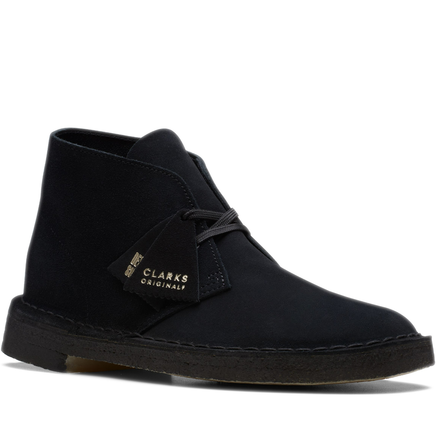 Men's Clarks Desert Boot - Black Suede