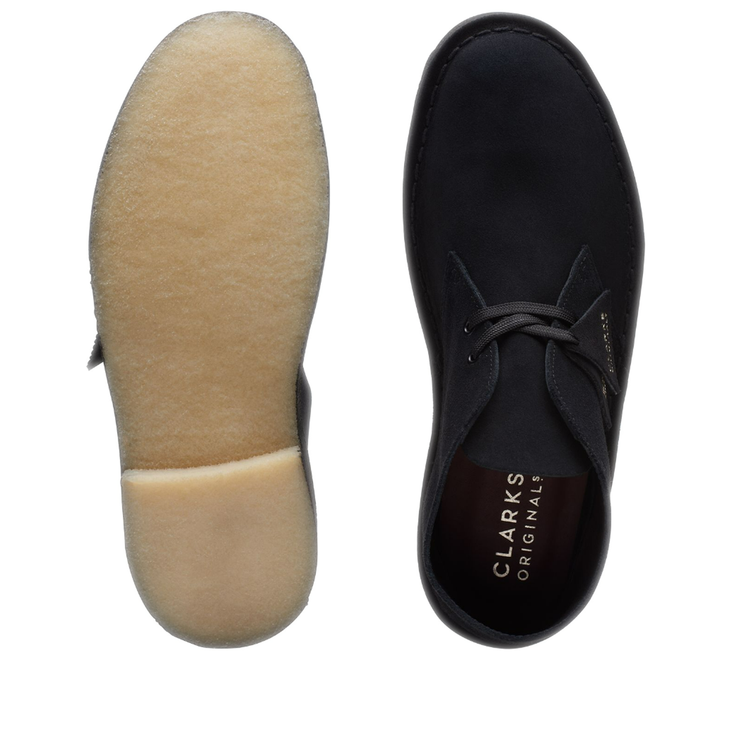 Men's Clarks Desert Boot - Black Suede