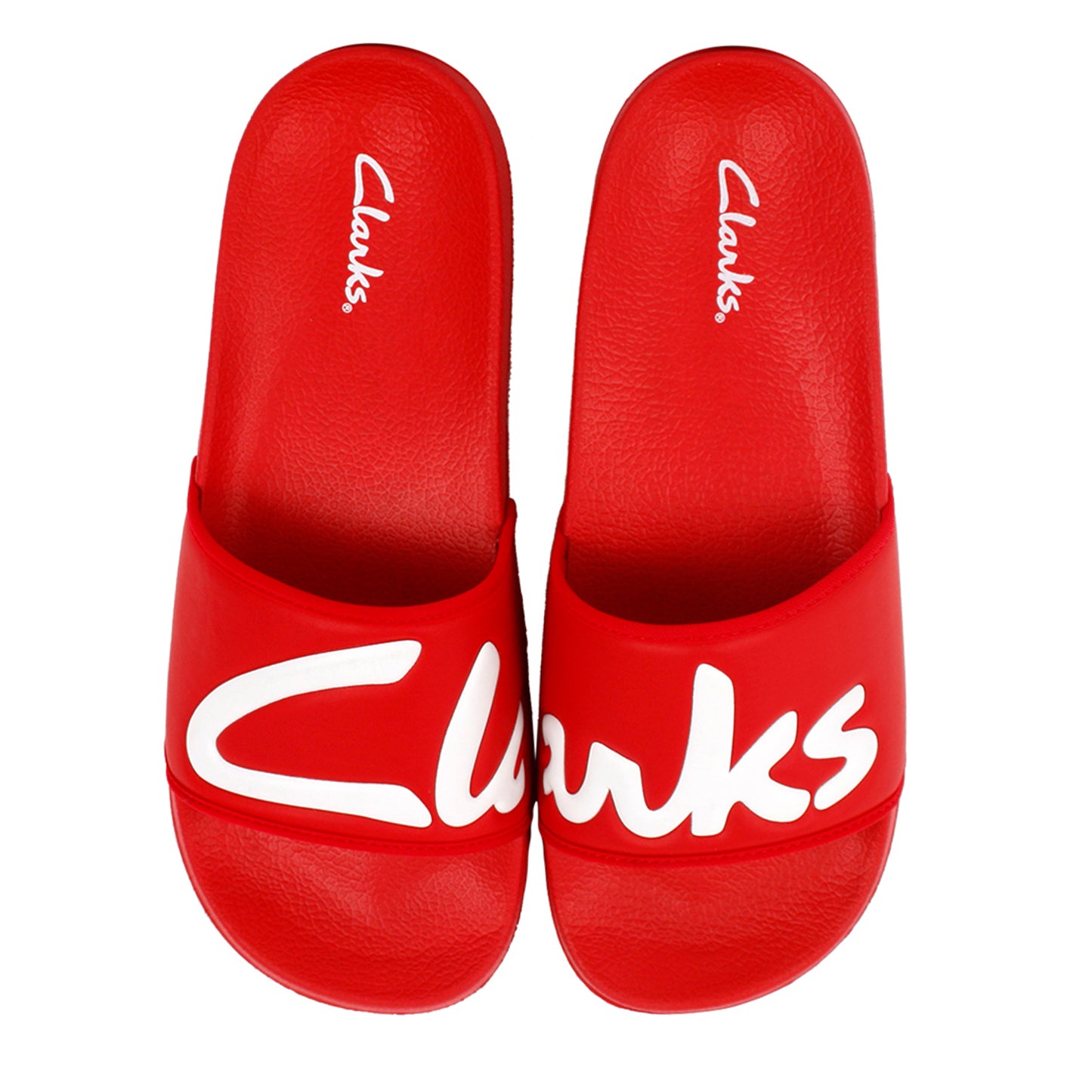 Men's Clarks Toblin Slide - Red/White