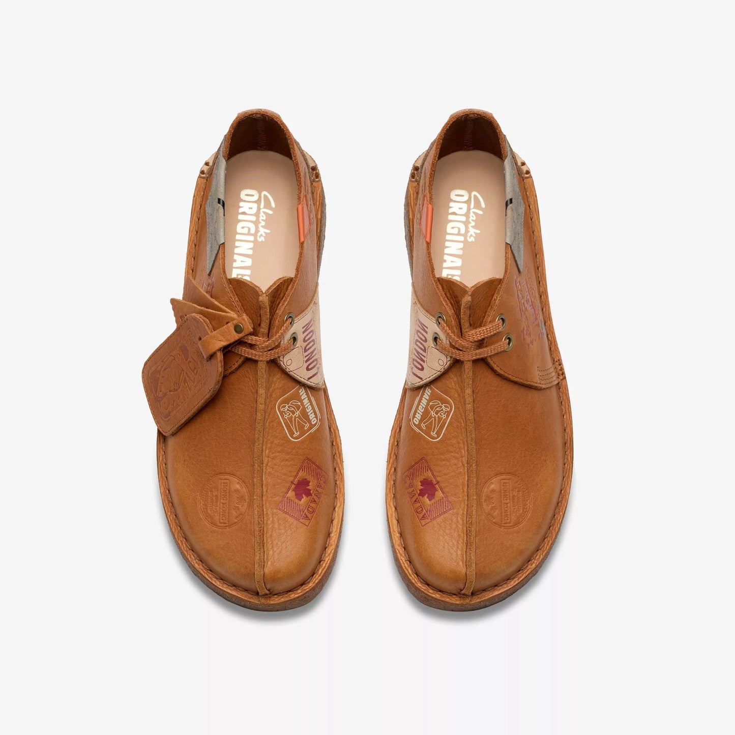 Men's Clarks Desert Travel Trek - Tan Interest