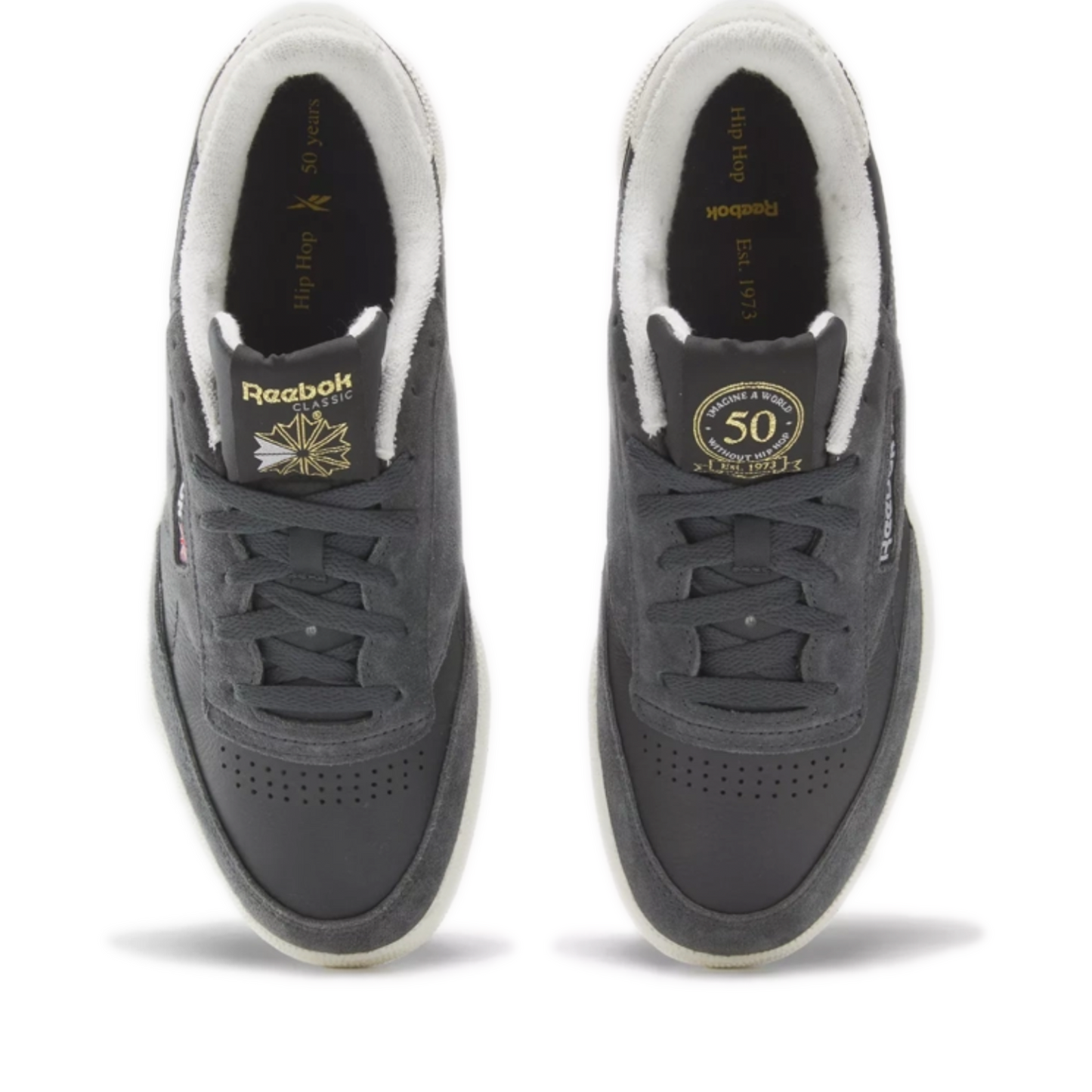 Men's Reebok Club C 85 Shoes - Grey/ White