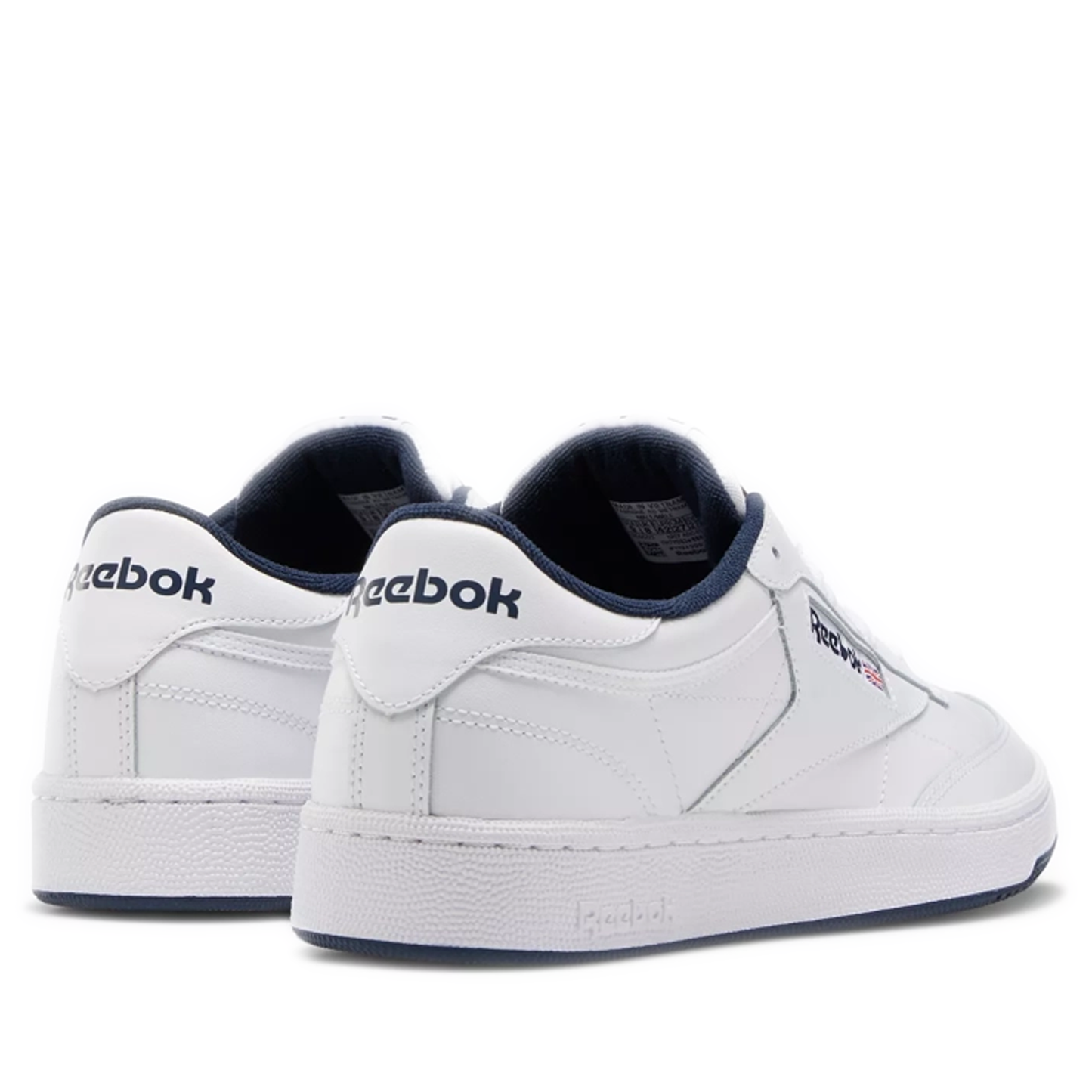 Men's Reebok Club C 85 Shoes - INT-WHITE/NAVY