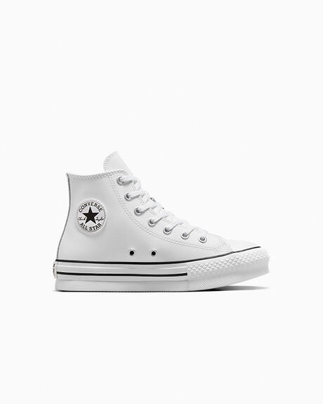 Converse Chuck Taylor All Star EVA Lift Leather Platform - White