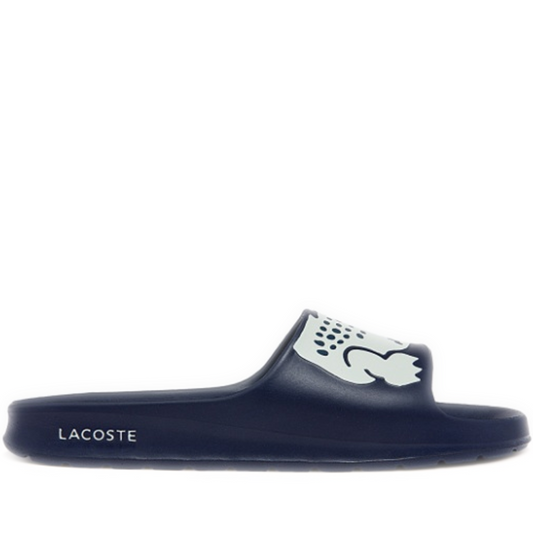 Men's Lacoste Croco 2.0 0721 2 Cma Slides - Navy/ White