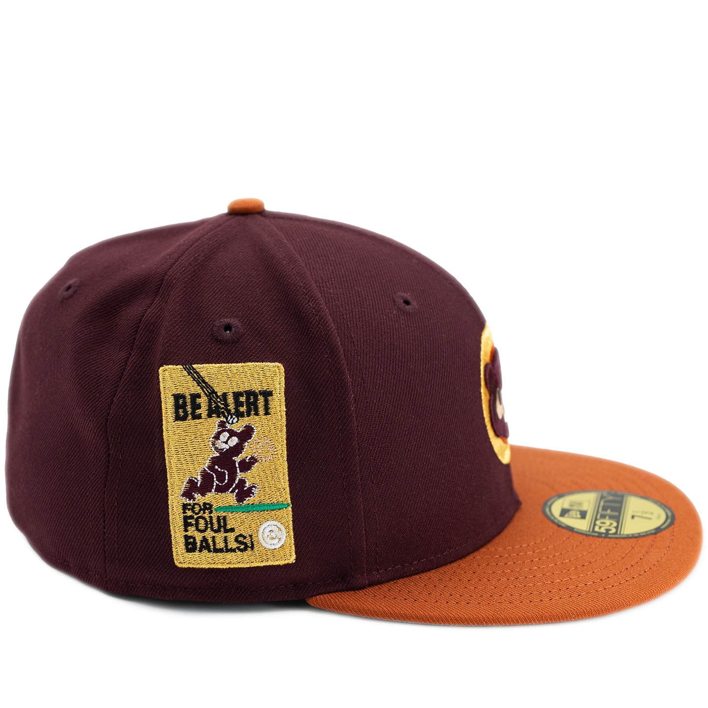 New Era Chicago Cubs 59Fifty Fitted Hat - Maroon/ Rust
