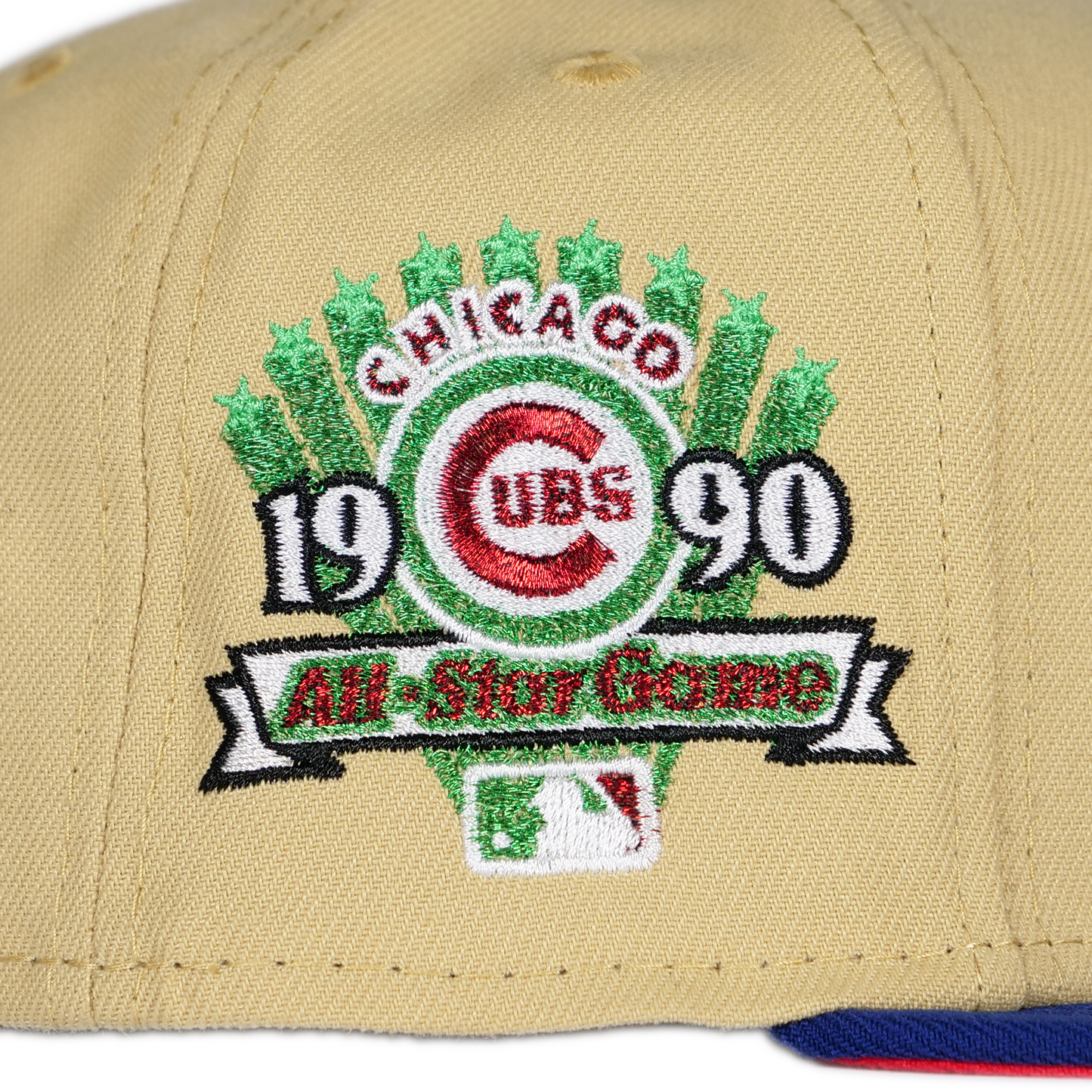 New Era Chicago Cubs 59Fifty Fitted Hat - Cream/ Blue/ Red