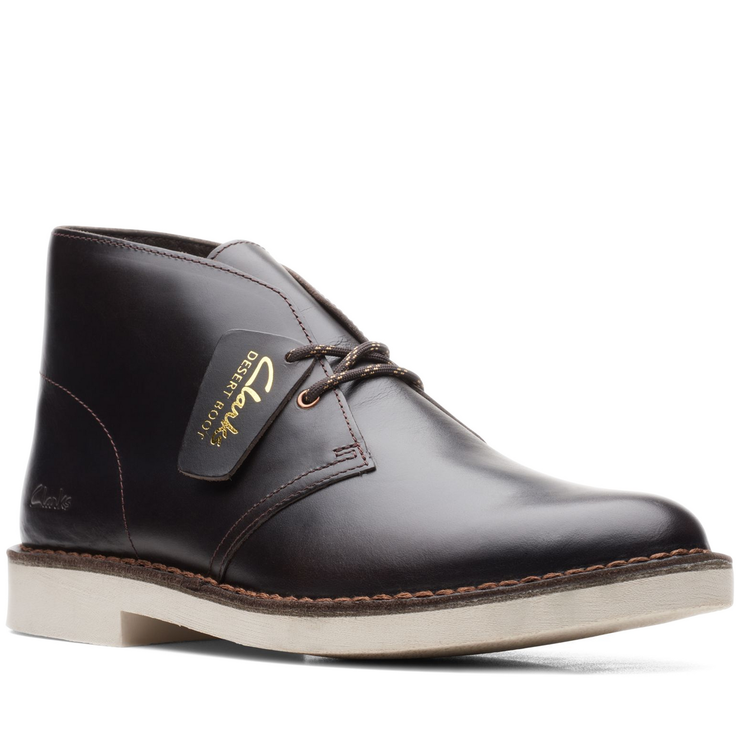 Men's Clarks Desert Boot 2 - Dark Brown Leather