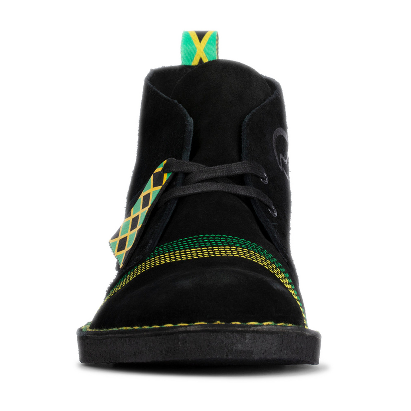Men's Clarks Desert Jamaica - Black Multicolor