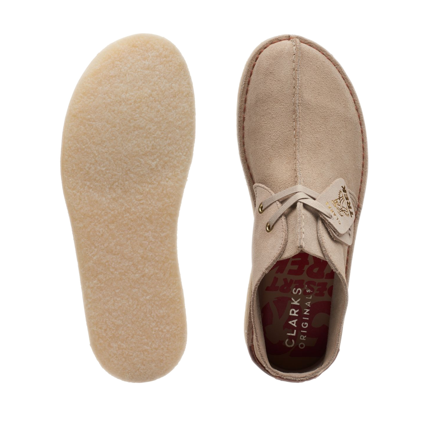 Men's Clarks Desert Trek Hi 50 - Sand Suede