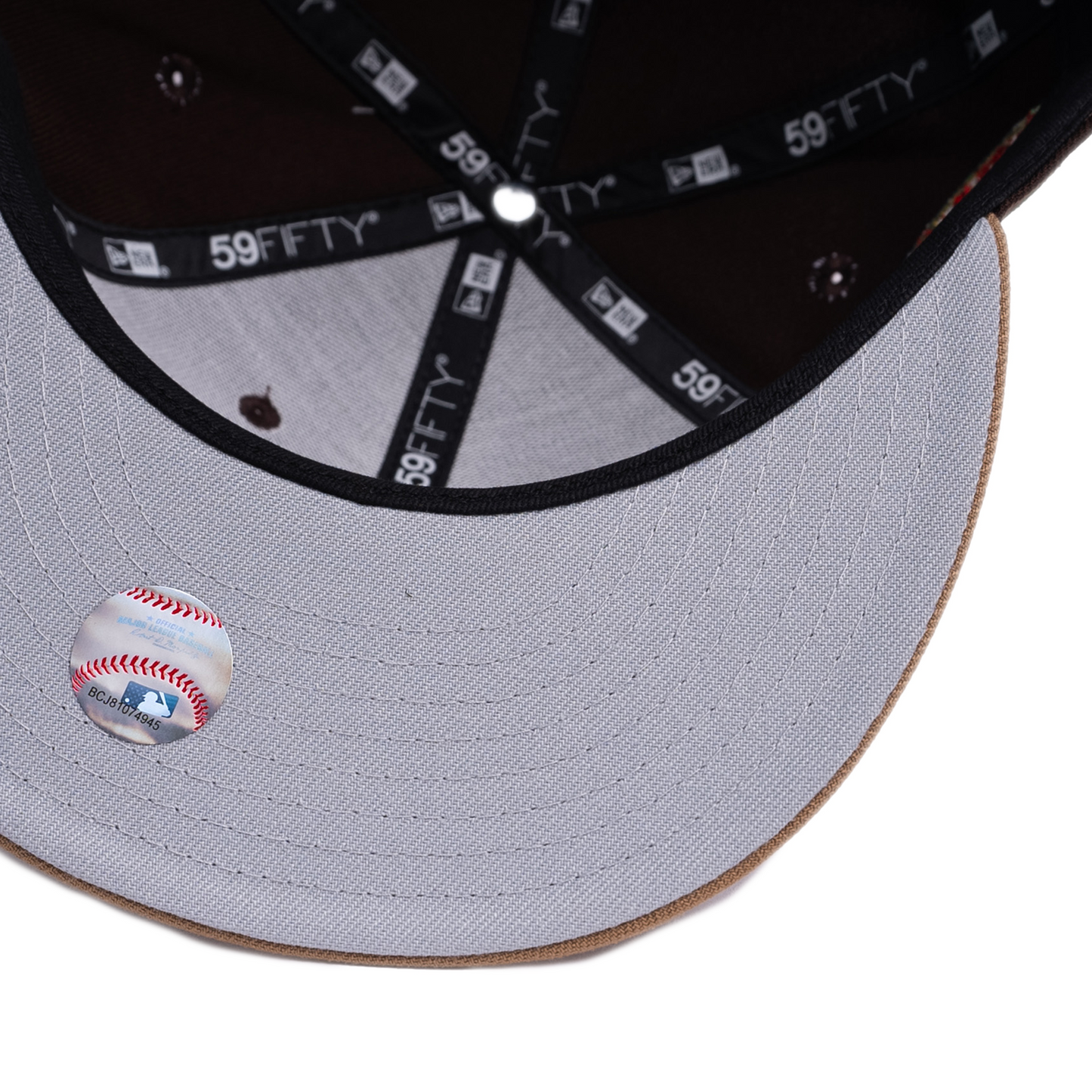 New Era Detroit Tigers 59Fifty Fitted Hat - Brown Wood/ Khaki