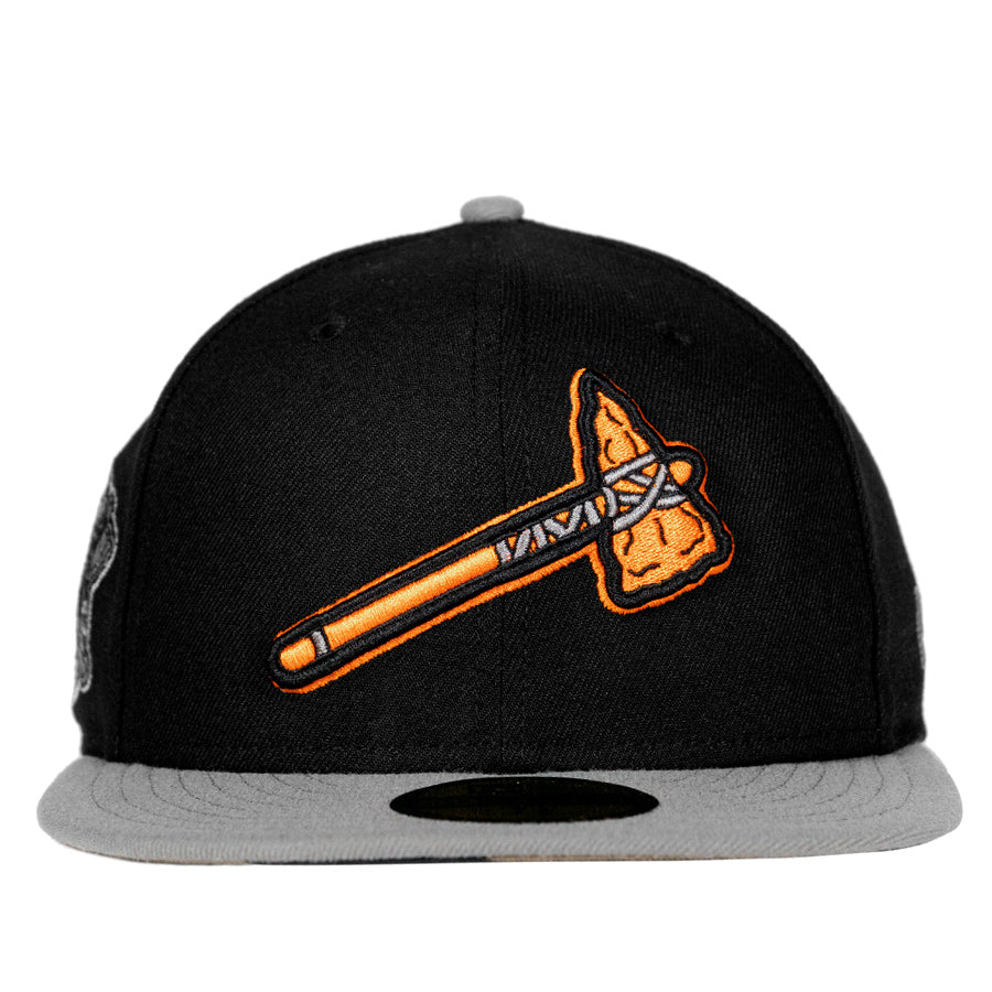 New Era Atlanta Braves - 59FIFTY Custom Fitted Hat - BlackStorm / Camo