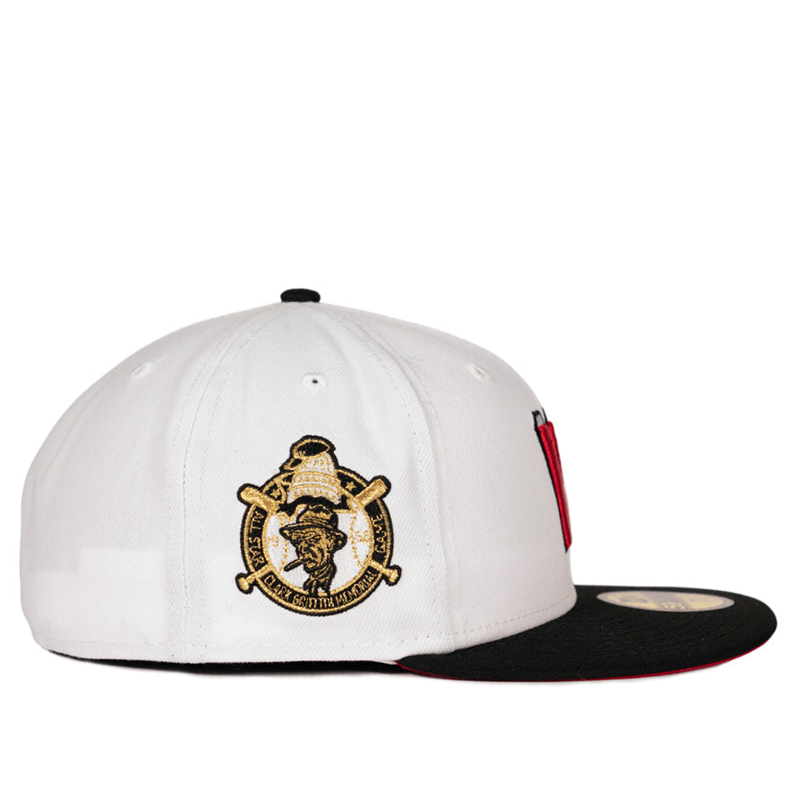 New Era Washington Senators - 59FIFTY Custom Fitted Hat - White / Black