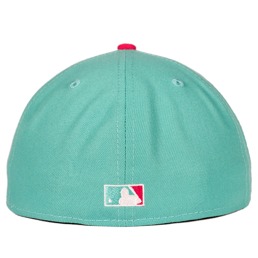 New Era Florida Marlins 1993 Inaugural Patch - 59FIFTY Custom Fitted Hat - Sky Blue / Green