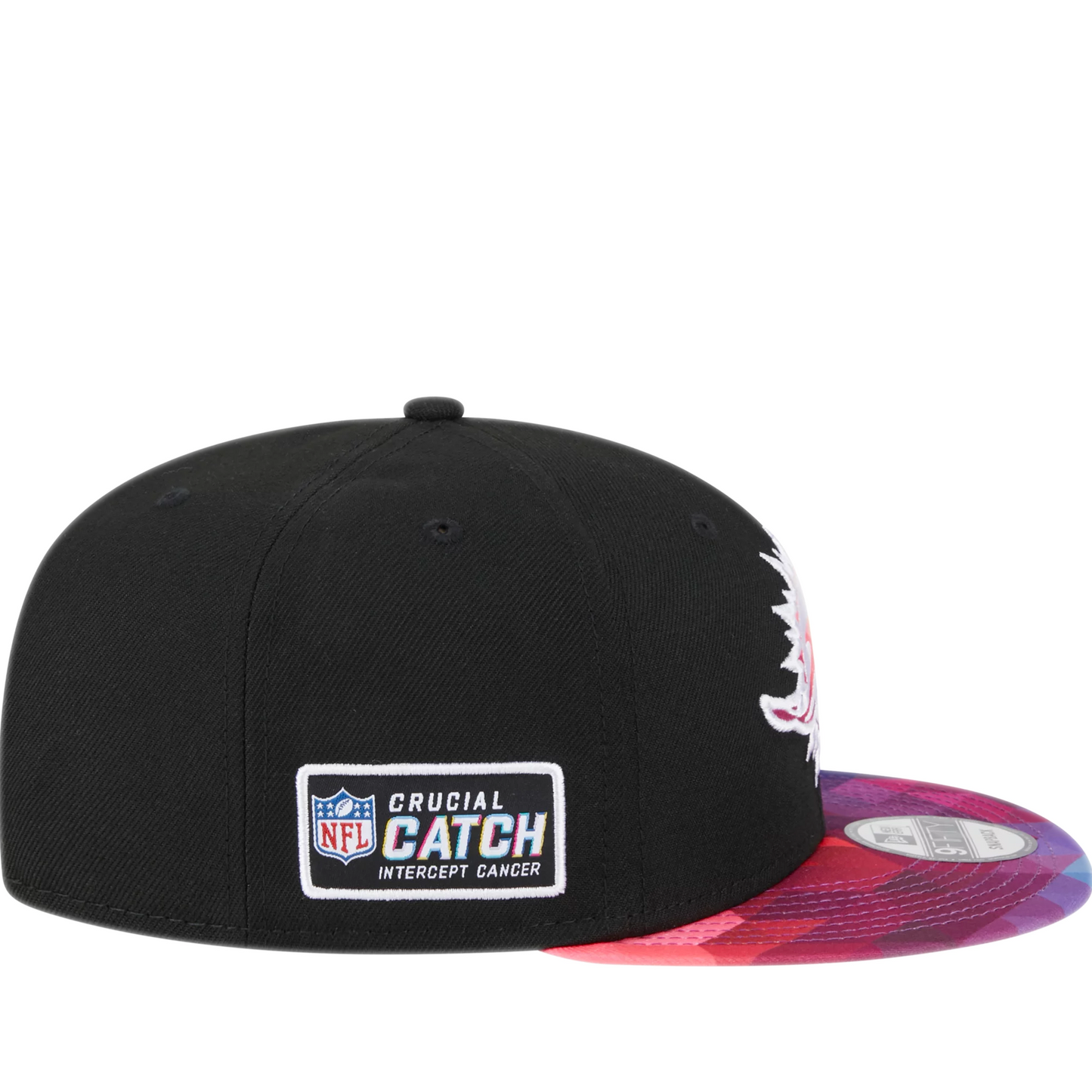 New Era Miami Dolphins 2023 Crucial Catch 9FIFTY Adjustable Hat - Black/ Multicolor