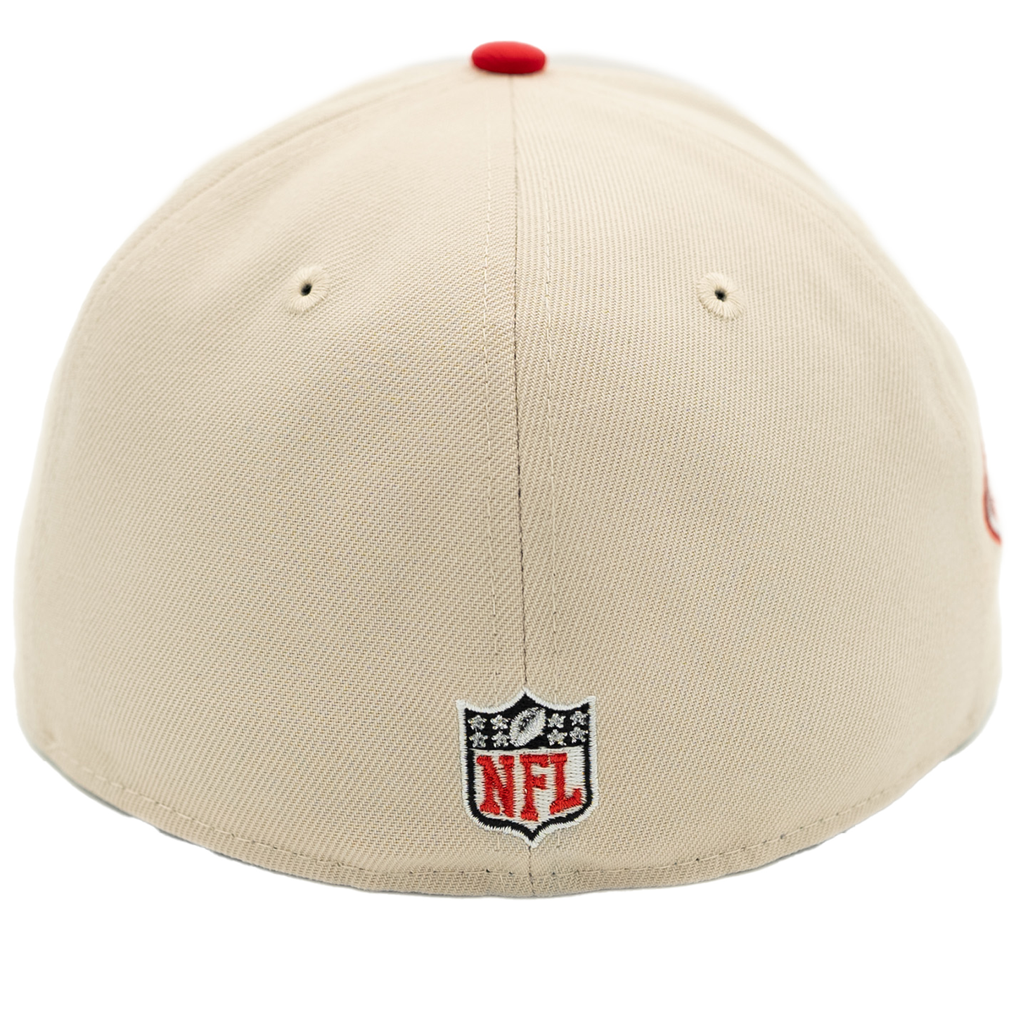 New Era Atlanta Falcons 59Fifty Fitted Hat - Stone/ Scarlet
